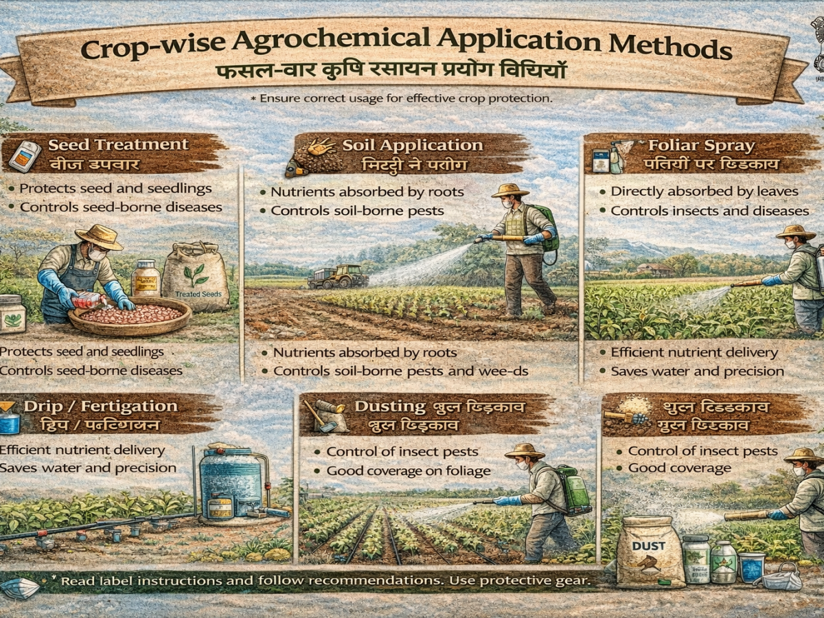 Agrochemicals: Application Methods on&nbsp;Crops