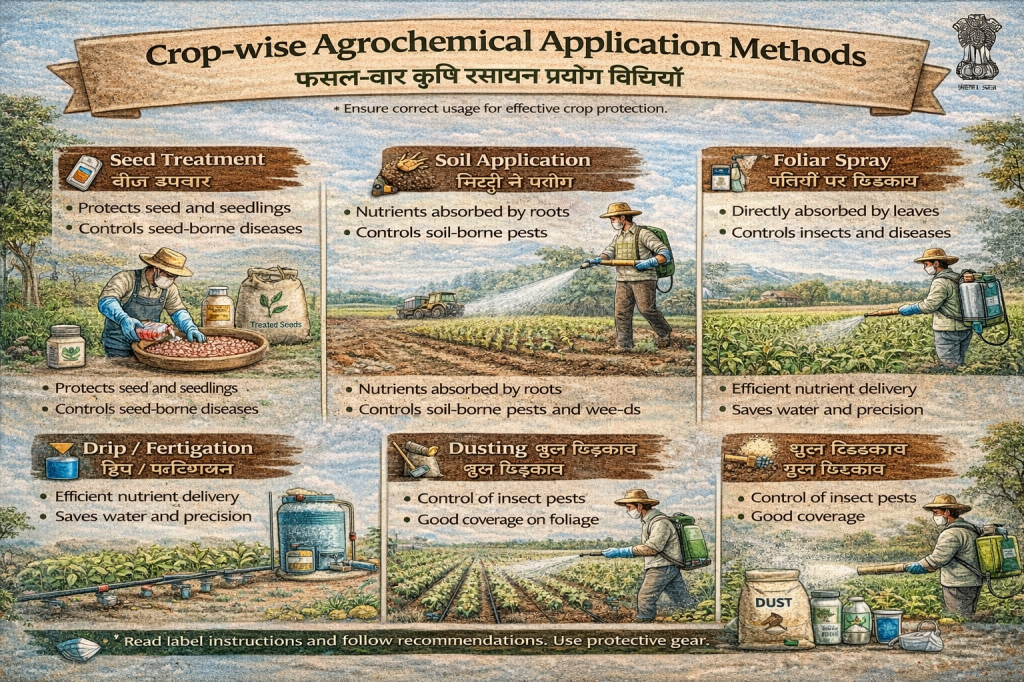 Crop wise application of Agrochemicals - Krishicenter