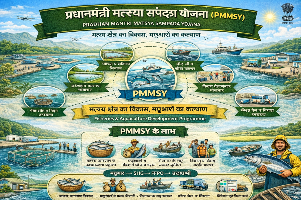 PMMSY - Pradhan Mantri Matsya Sampada Yojana - krishicenter