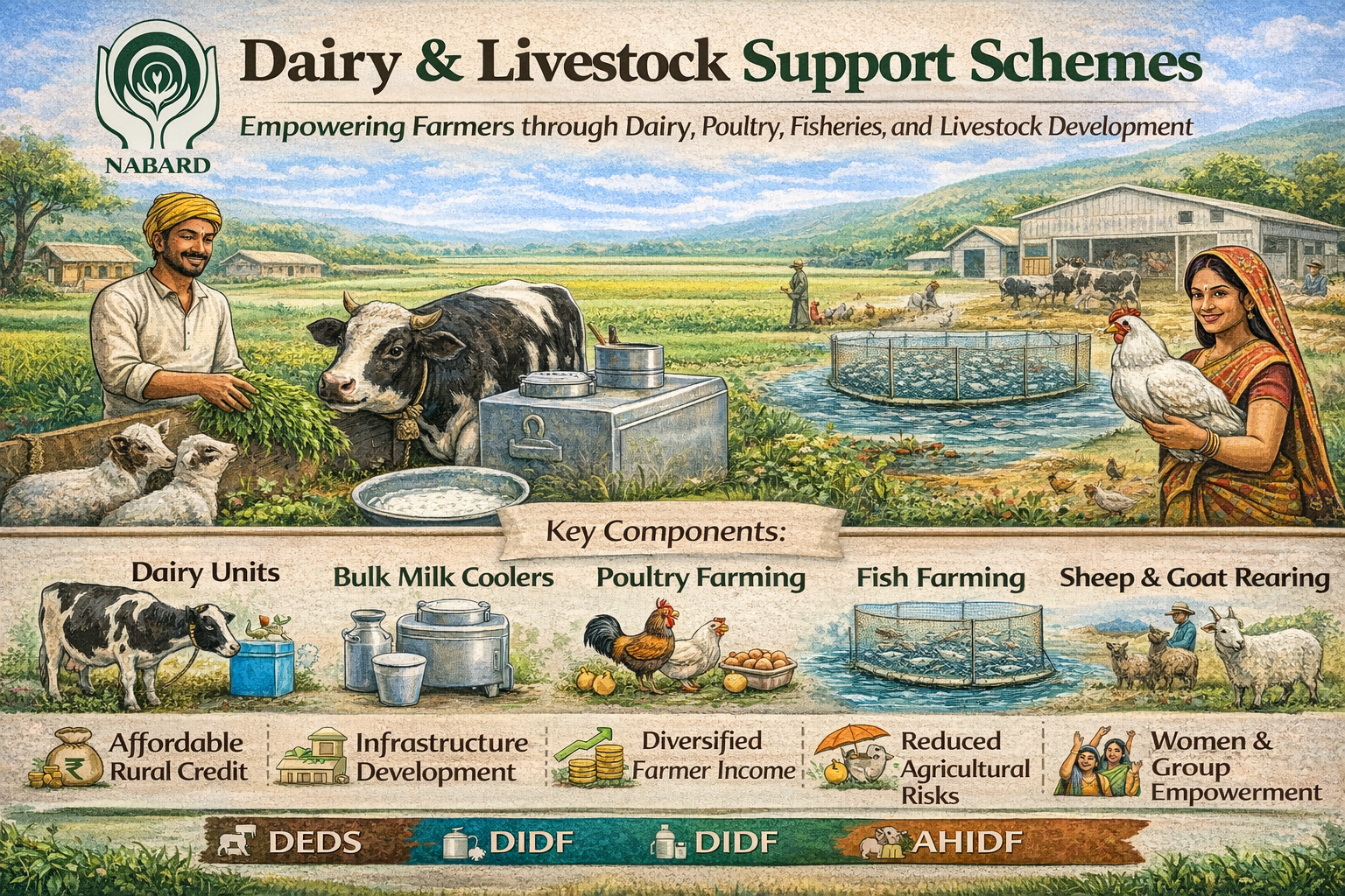 Dairy & Livestock Support Schemes by&nbsp;NABARD