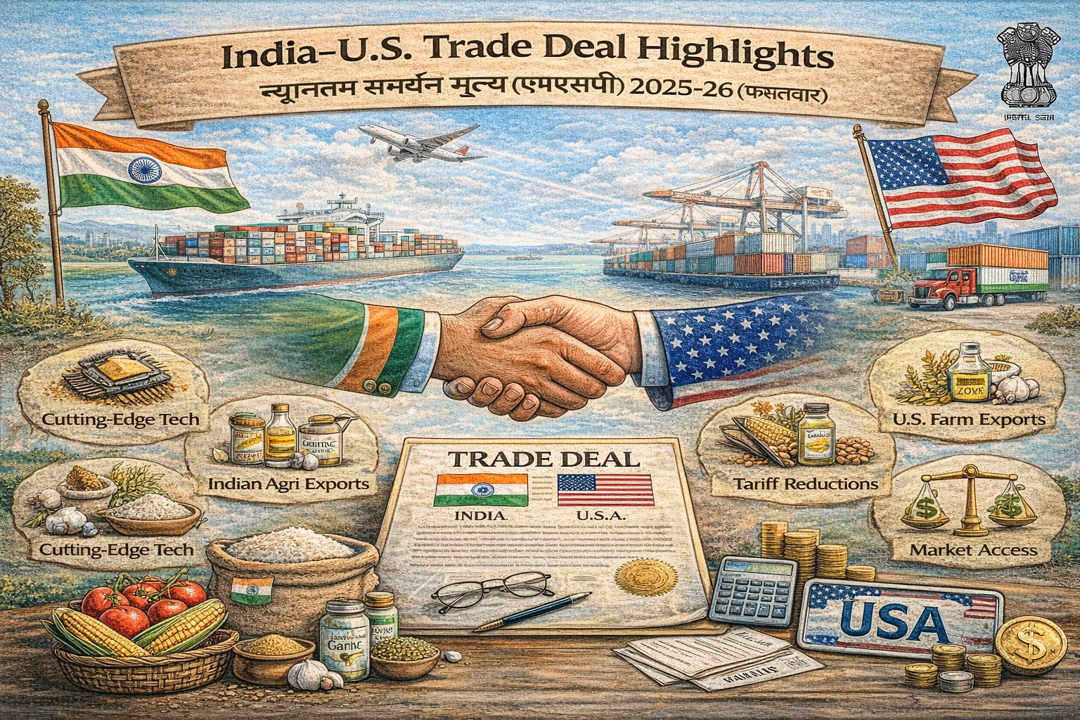 India – America Trade Deal Impact on Agricultural&nbsp;Sector
