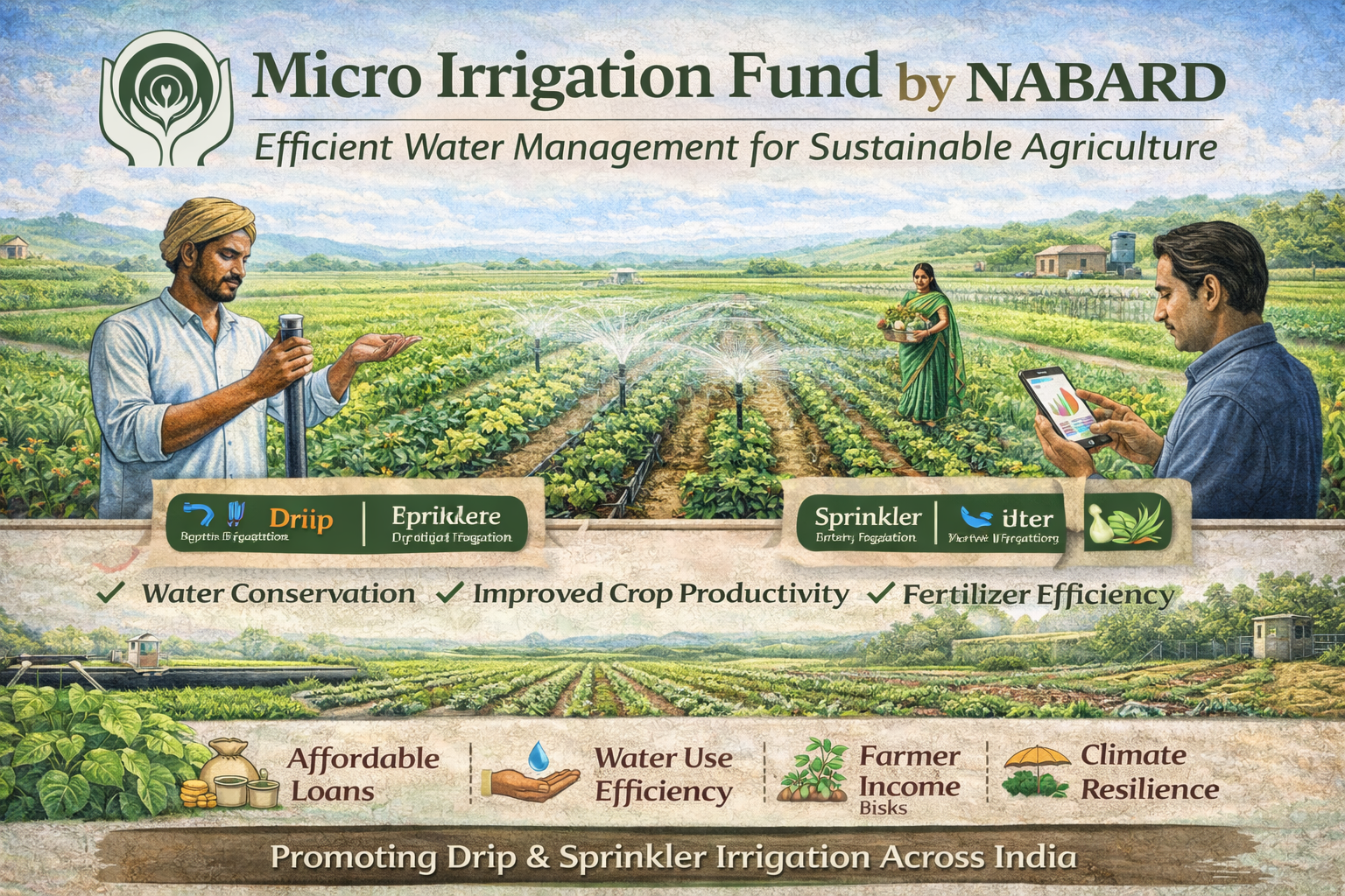 Micro Irrigation Fund: Boosting Water Efficiency in Indian&nbsp;Agriculture