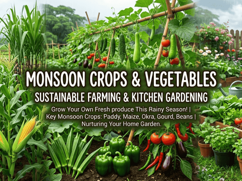 Monsoon Season Crops Farming&nbsp;Guide