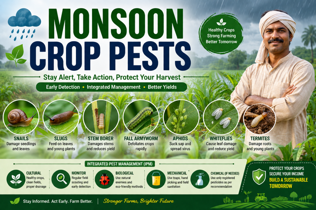 Monsoon Crop Pest and Insects control - Krishicenter